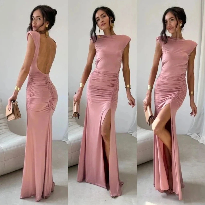Aurelia - sukienka maxi w kolorze różowym